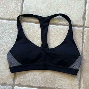 lululemon athletica Black and Gray Sports Bra